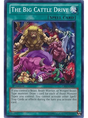 The Big Cattle Drive - CBLZ-EN063 - Common 1st Edition