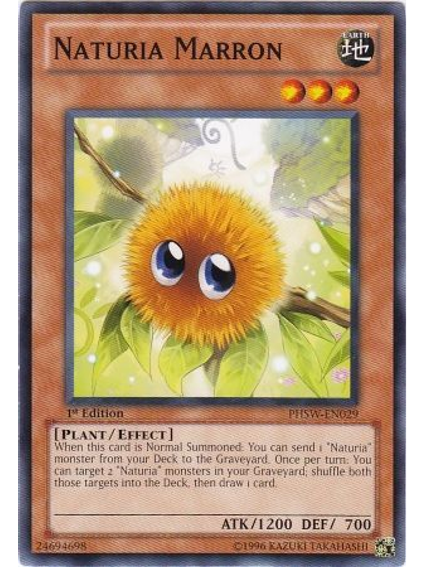 Naturia Marron - PHSW-EN029 - Common 1st Edition 1