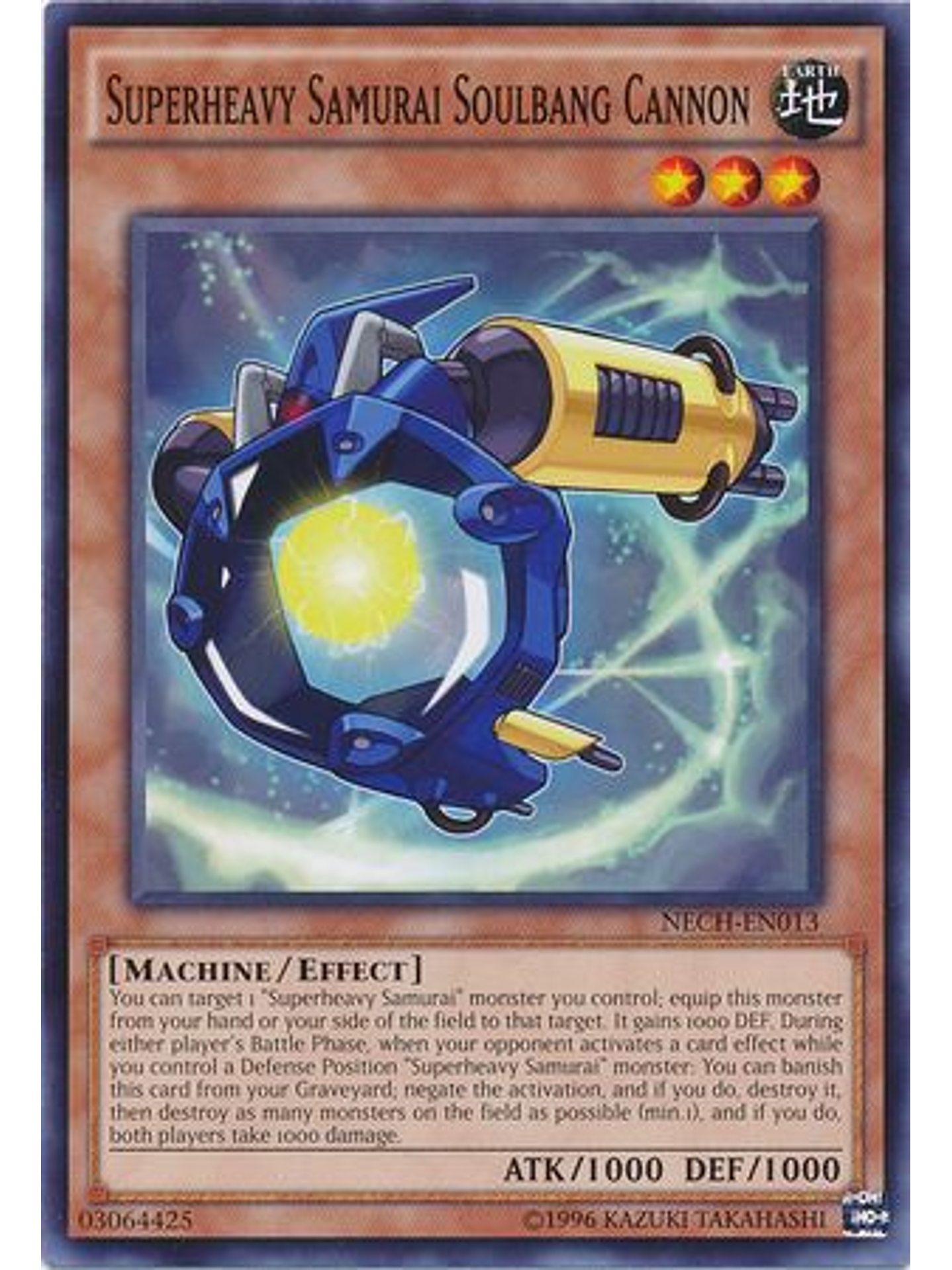 Superheavy Samurai Soulbang Cannon - NECH-EN013 - Common Unlimited 1