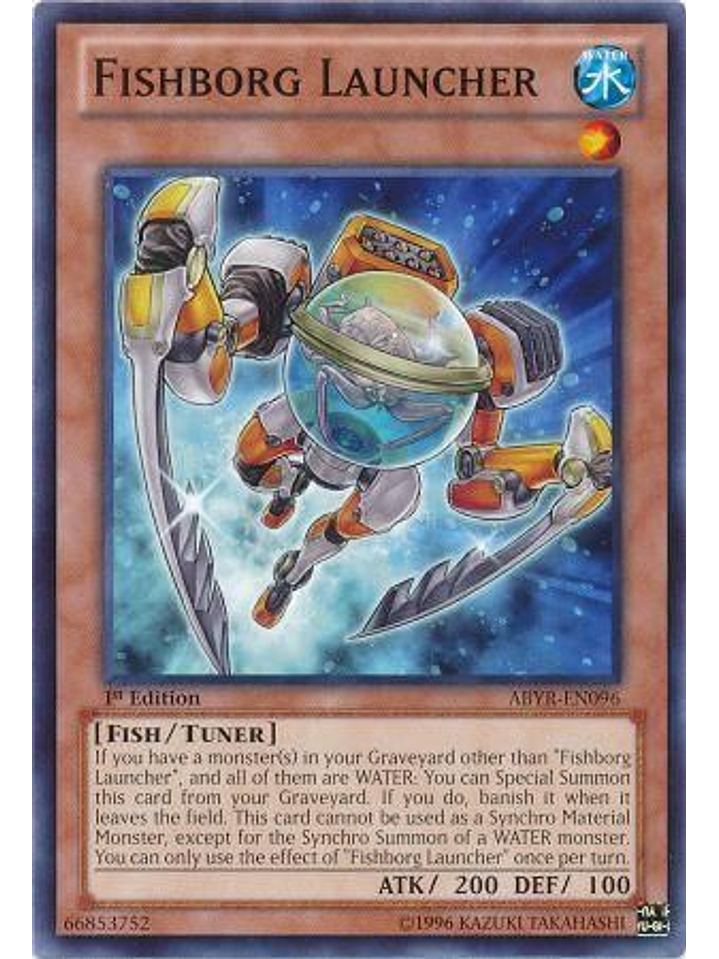 Fishborg Launcher - ABYR-EN096 - Common 1st Edition 1