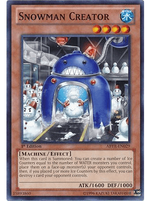 Snowman Creator - ABYR-EN029 - Common 1st Edition