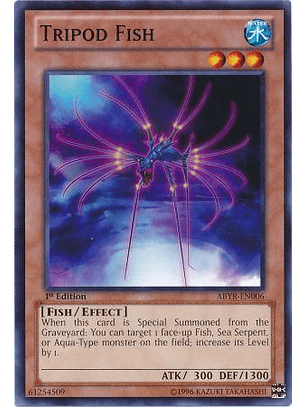Tripod Fish - ABYR-EN006 - Common 1st Edition