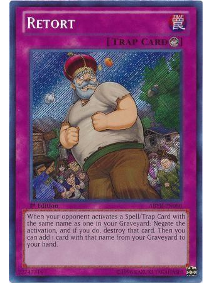 Retort - ABYR-EN080 - Secret Rare 1st Edition 1
