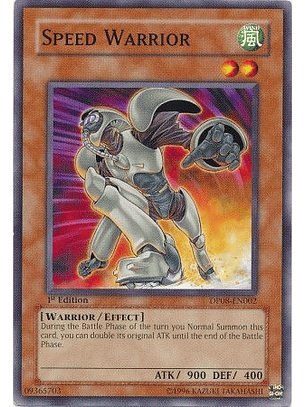Speed Warrior - DP08-EN002 - Common 1st Edition