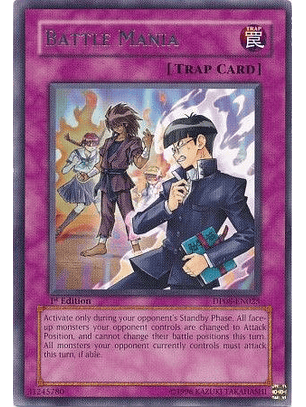 Battle Mania - DP08-EN025 - Rare 1st Edition