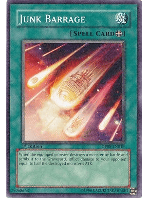 Junk Barrage - DP08-EN019 - Common 1st Edition