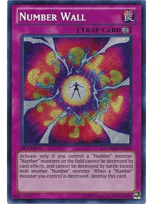 Number Wall - NUMH-EN058 - Secret Rare 1st Edition