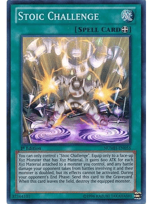 Stoic Challenge - NUMH-EN055 - Super Rare 1st Edition