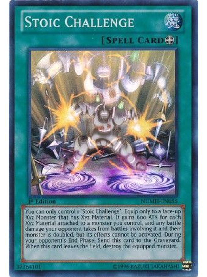Stoic Challenge - NUMH-EN055 - Super Rare 1st Edition 1