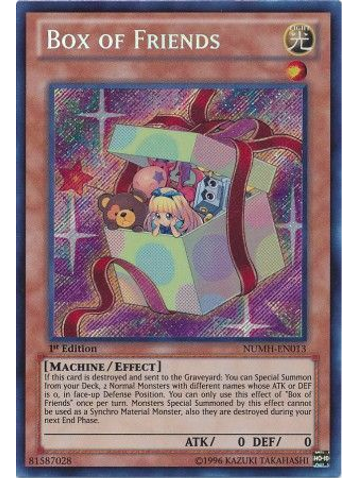 Box of Friends - NUMH-EN013 - Secret Rare 1st Edition 1