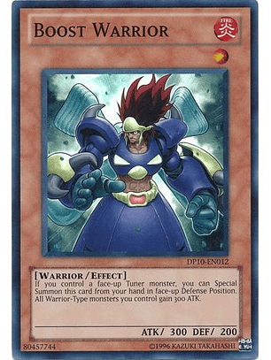 Boost Warrior - DP10-EN012 - Super Rare Unlimited