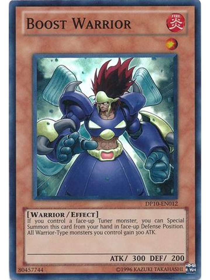 Boost Warrior - DP10-EN012 - Super Rare Unlimited 1