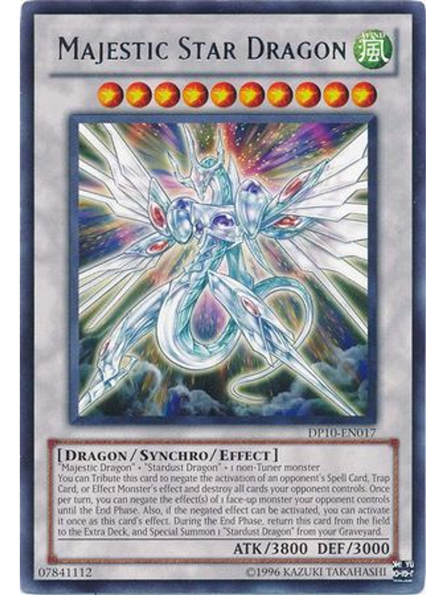 Majestic Star Dragon - DP10-EN017 - Rare Unlimited 1