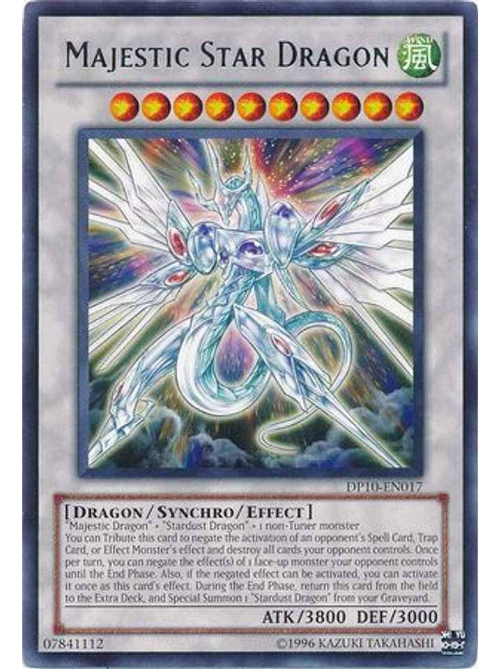 Majestic Star Dragon - DP10-EN017 - Rare Unlimited 1