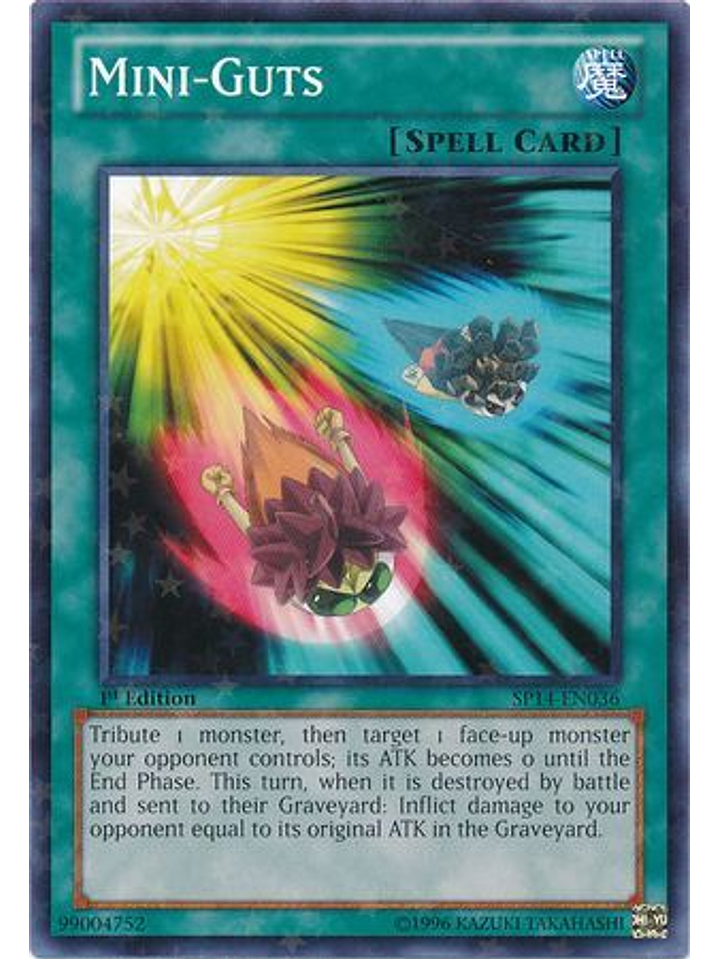 Mini-Guts - SP14-EN036 - Starfoil Rare 1st Edition 1
