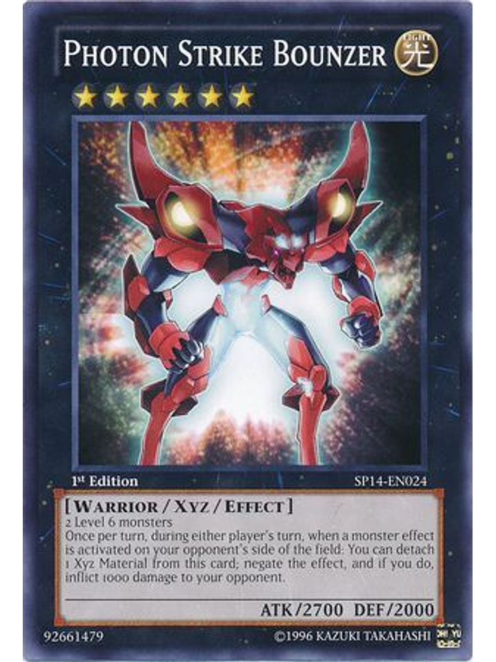 Photon Strike Bounzer - SP14-EN024 - Common 1st Edition 1