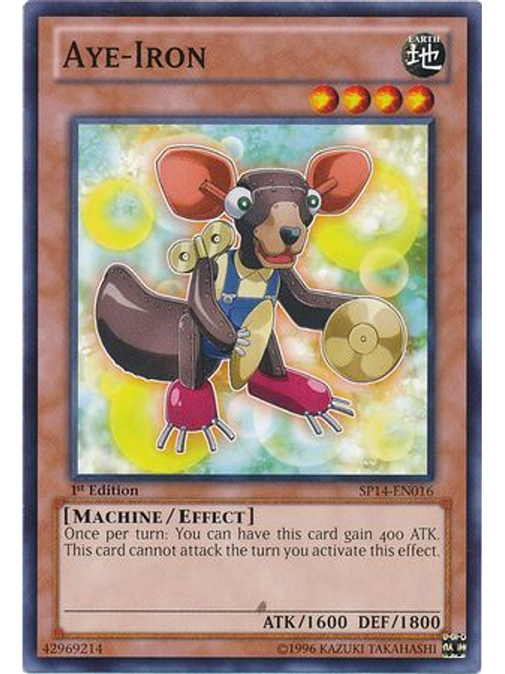 Aye-Iron - SP14-EN016 - Common 1st Edition 1