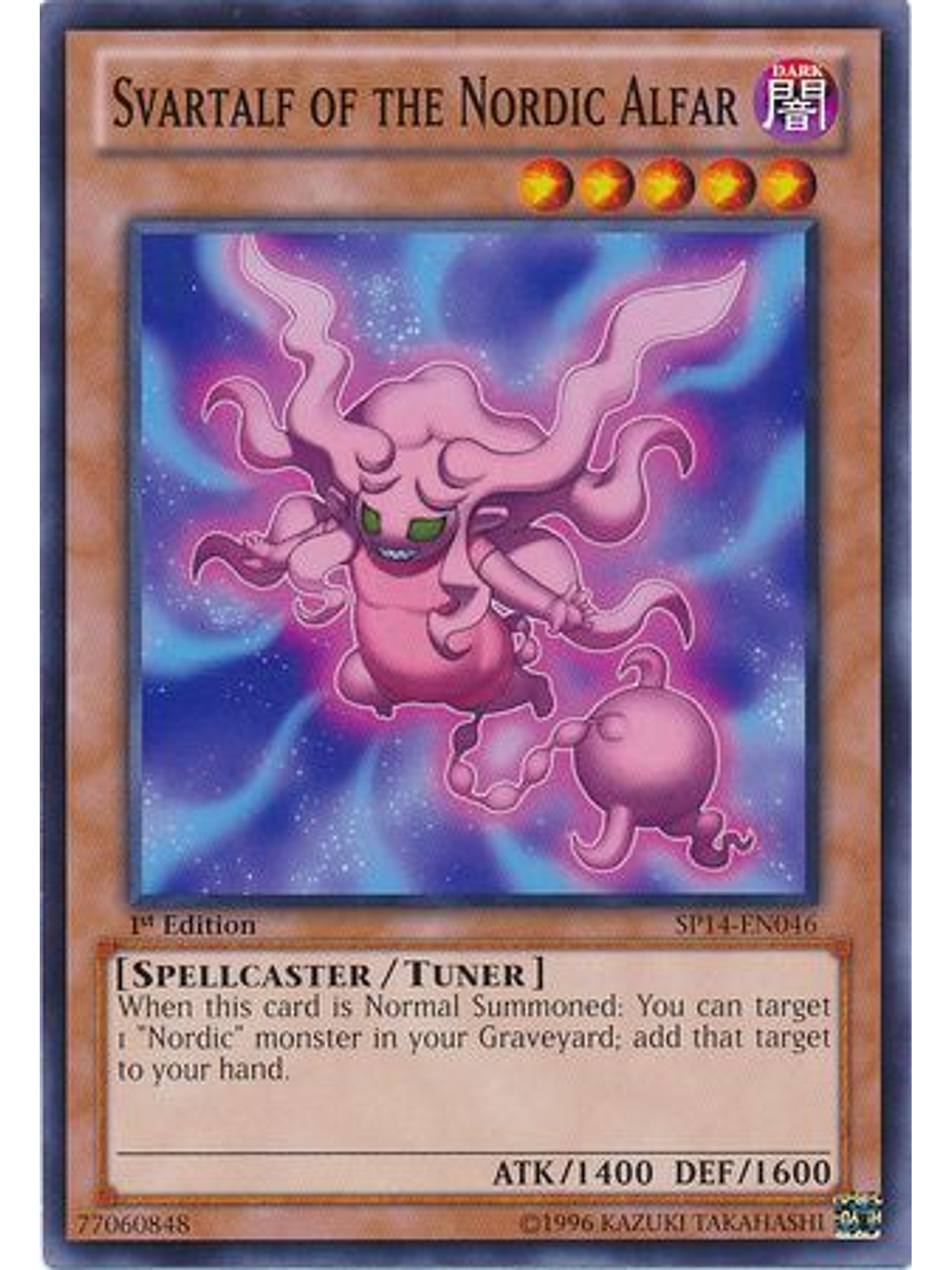 Svartalf of the Nordic Alfar - SP14-EN046 - Common 1st Edition 1