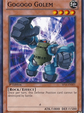 Gogogo Golem - SP14-EN001 - Common 1st Edition