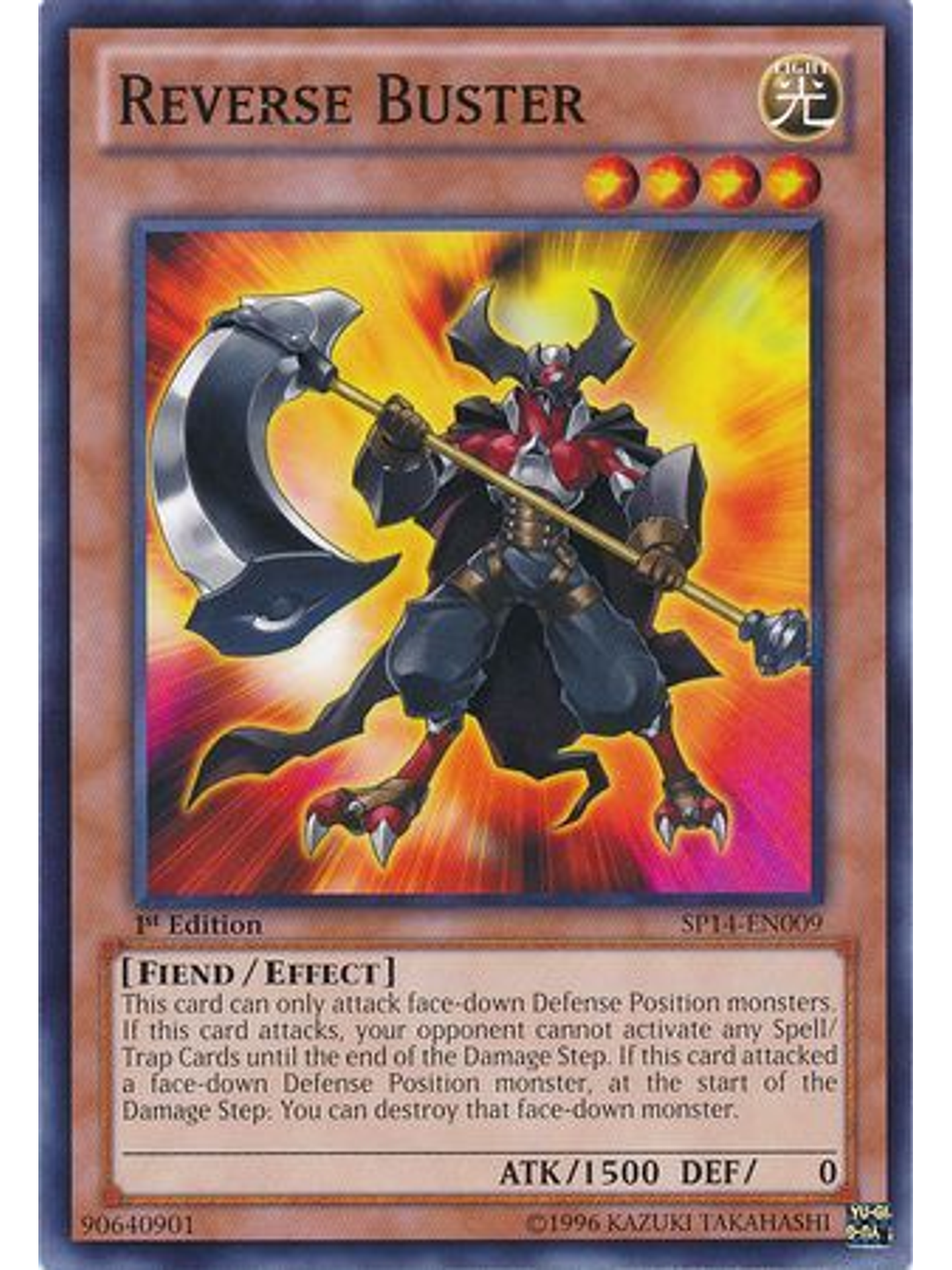 Reverse Buster - SP14-EN009 - Common 1st Edition 1