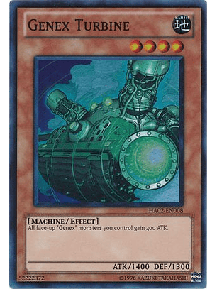 Genex Turbine - HA02-EN008 - Super Rare Unlimited