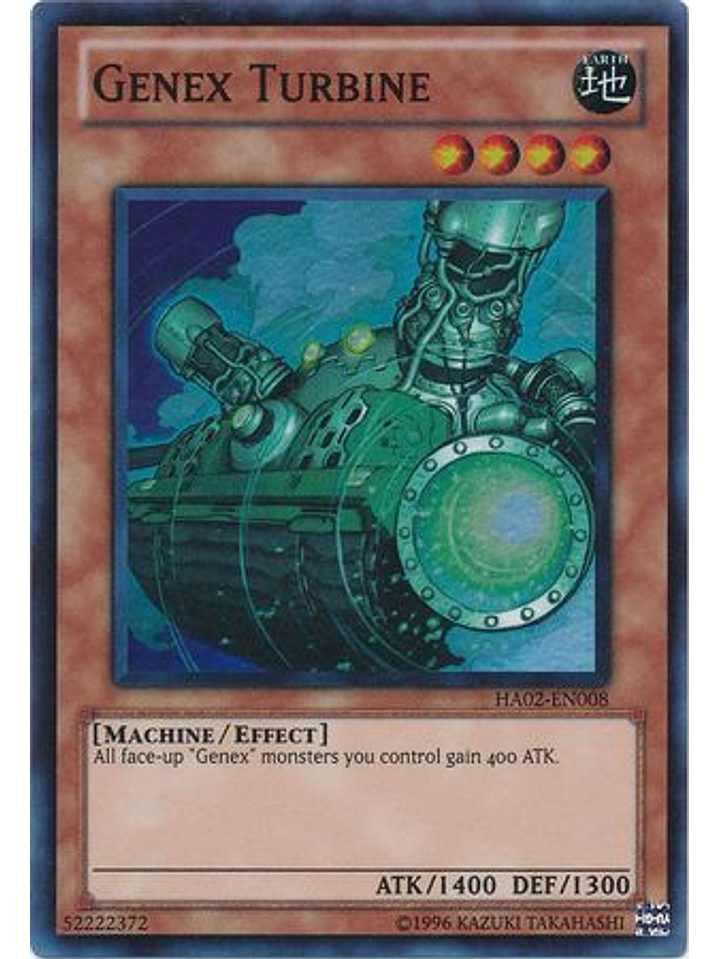 Genex Turbine - HA02-EN008 - Super Rare Unlimited 1