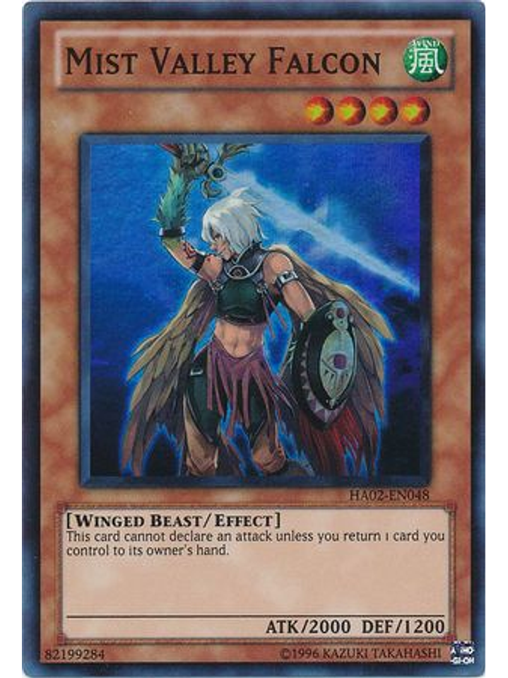 Mist Valley Falcon - HA02-EN048 - Super Rare Unlimited 1