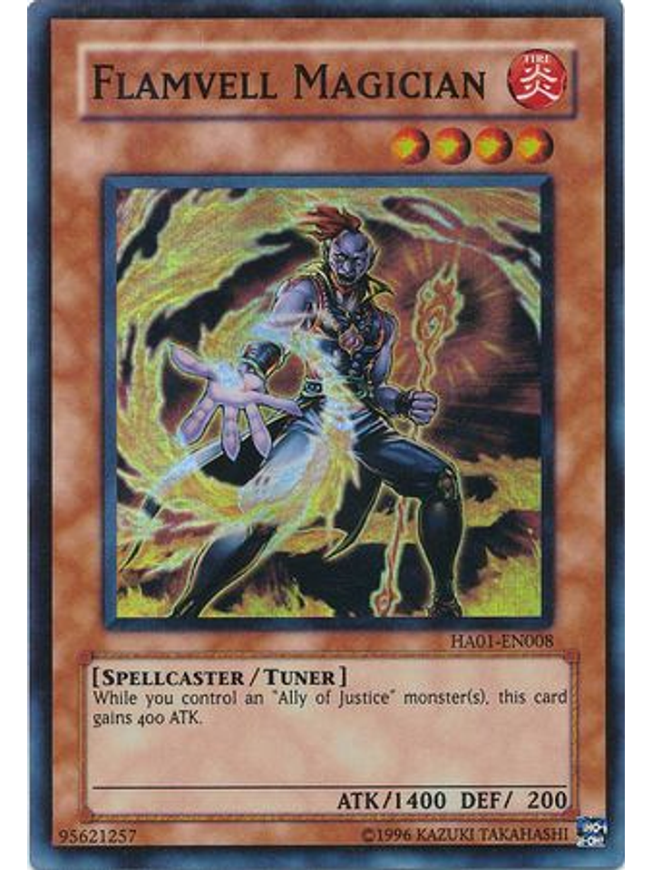 Flamvell Magician - HA01-EN008 - Super Rare Unlimited 1