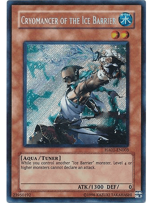 Cryomancer of the Ice Barrier - HA01-EN003 - Secret Rare Unlimited