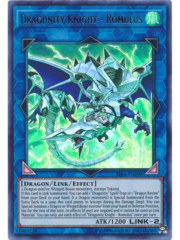 Dragunity Knight - Romulus - RIRA-EN098 - Ultra Rare Unlimited 1