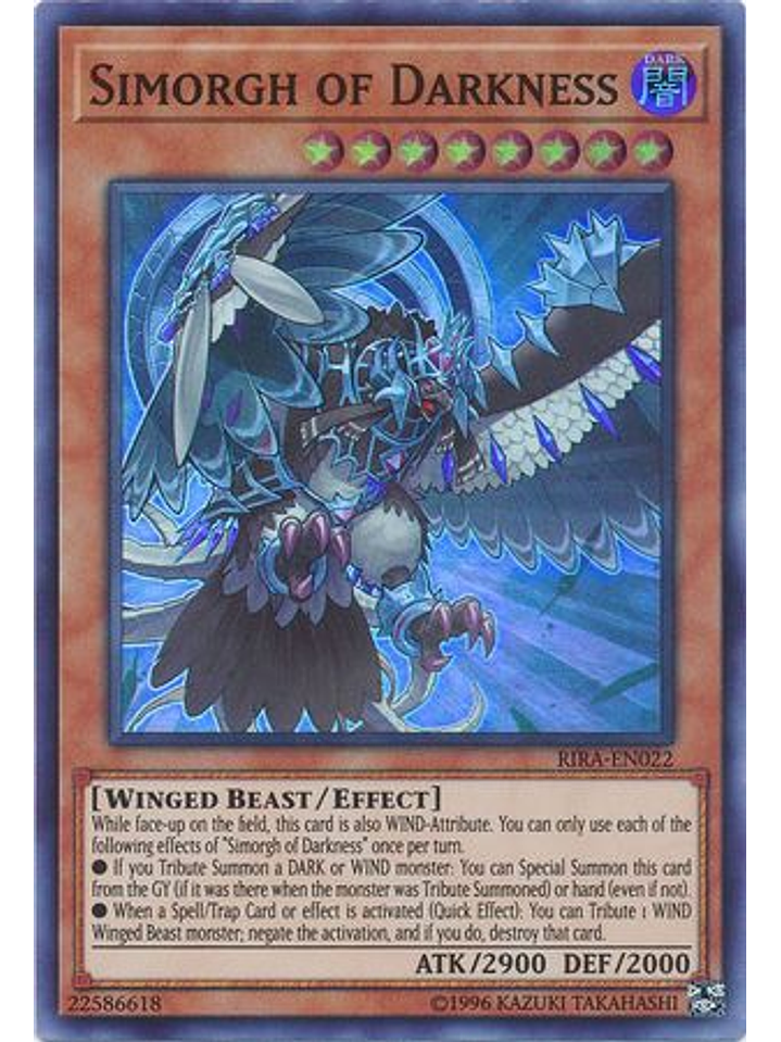 Simorgh of Darkness - RIRA-EN022 - Super Rare Unlimited 1
