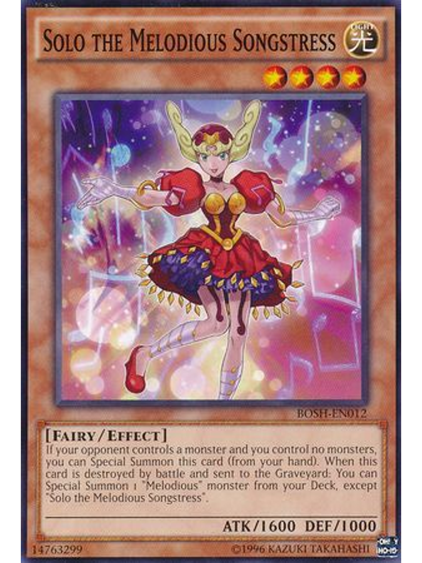 Solo the Melodious Songstress - BOSH-EN012 - Common Unlimited 1