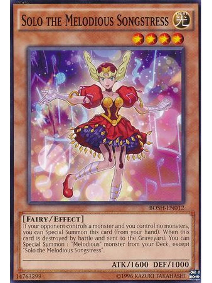 Solo the Melodious Songstress - BOSH-EN012 - Common Unlimited 1