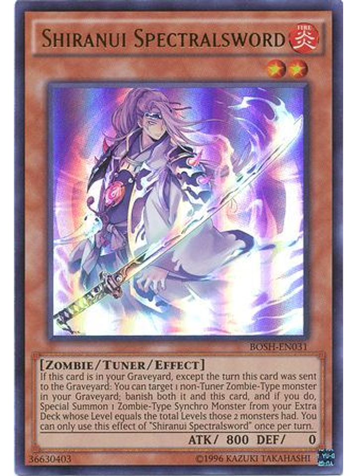Shiranui Spectralsword - BOSH-EN031 - Ultra Rare Unlimited 1