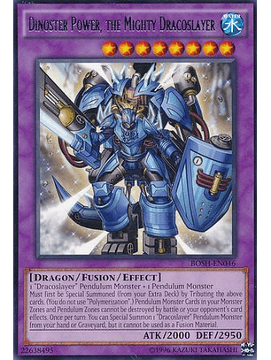 Dinoster Power, the Mighty Dracoslayer - BOSH-EN046 - Rare Unlimited