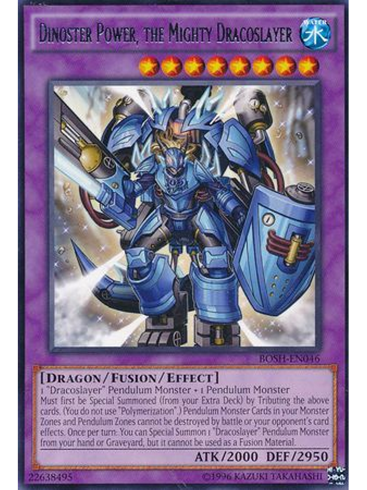 Dinoster Power, the Mighty Dracoslayer - BOSH-EN046 - Rare Unlimited 1