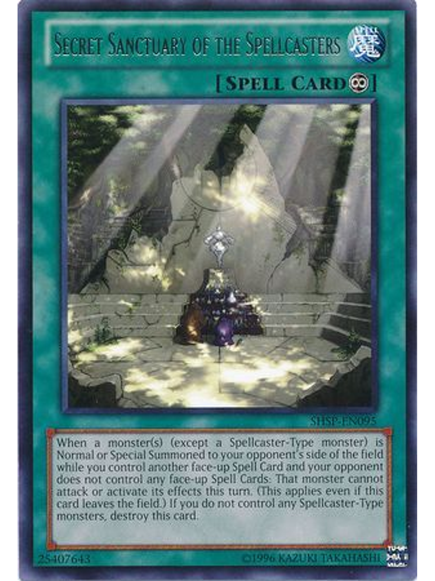 Secret Sanctuary of the Spellcasters - SHSP-EN095 - Rare Unlimited 1