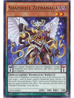 Shaddoll Zefranaga - CROS-EN022 - Common Unlimited