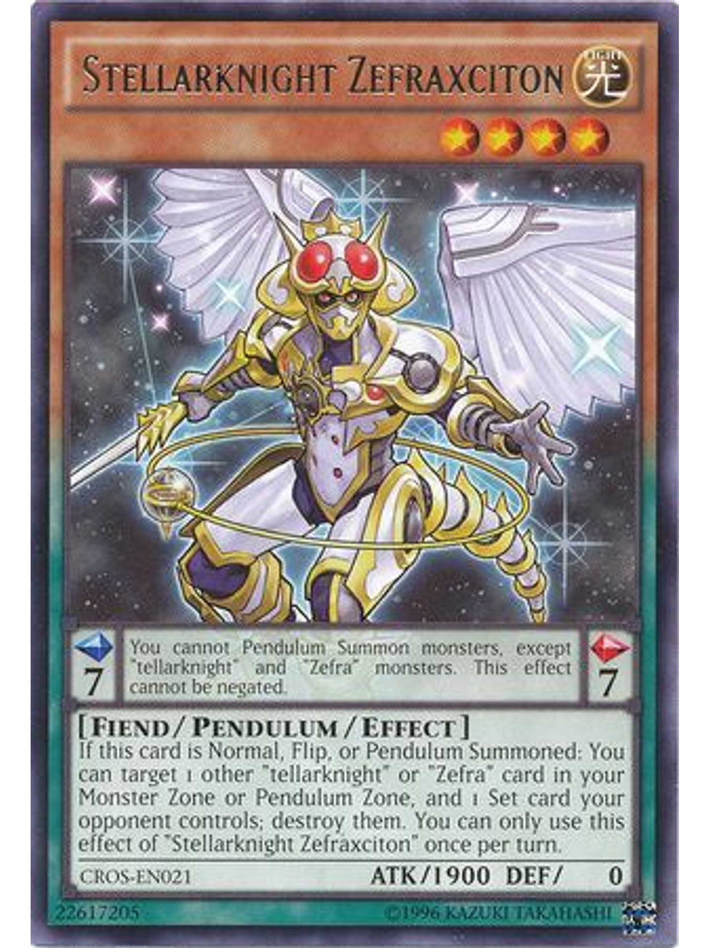 Stellarknight Zefraxciton - CROS-EN021 - Rare Unlimited 1