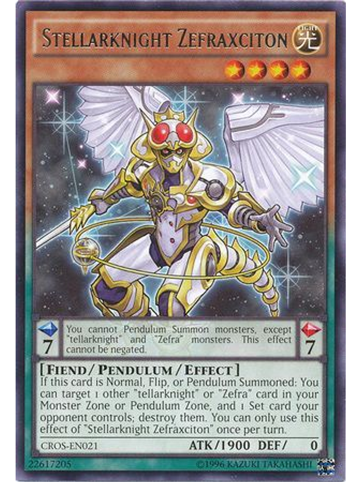 Stellarknight Zefraxciton - CROS-EN021 - Rare Unlimited 1