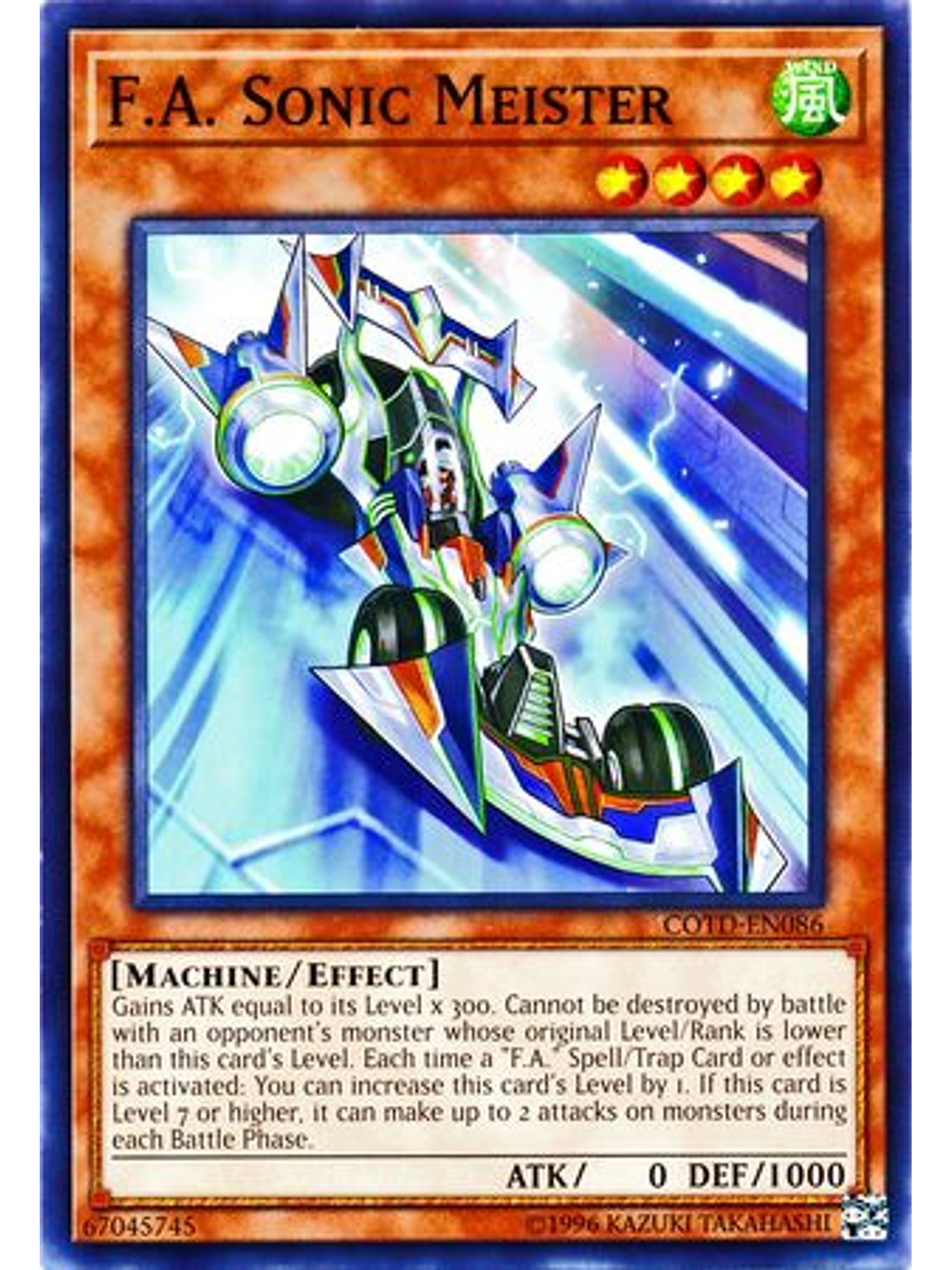 F.A. Sonic Meister - COTD-EN086 - Common Unlimited 1