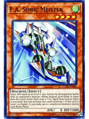 F.A. Sonic Meister - COTD-EN086 - Common Unlimited