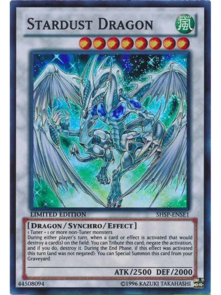 Stardust Dragon - SHSP-ENSE1 - Super Rare 1