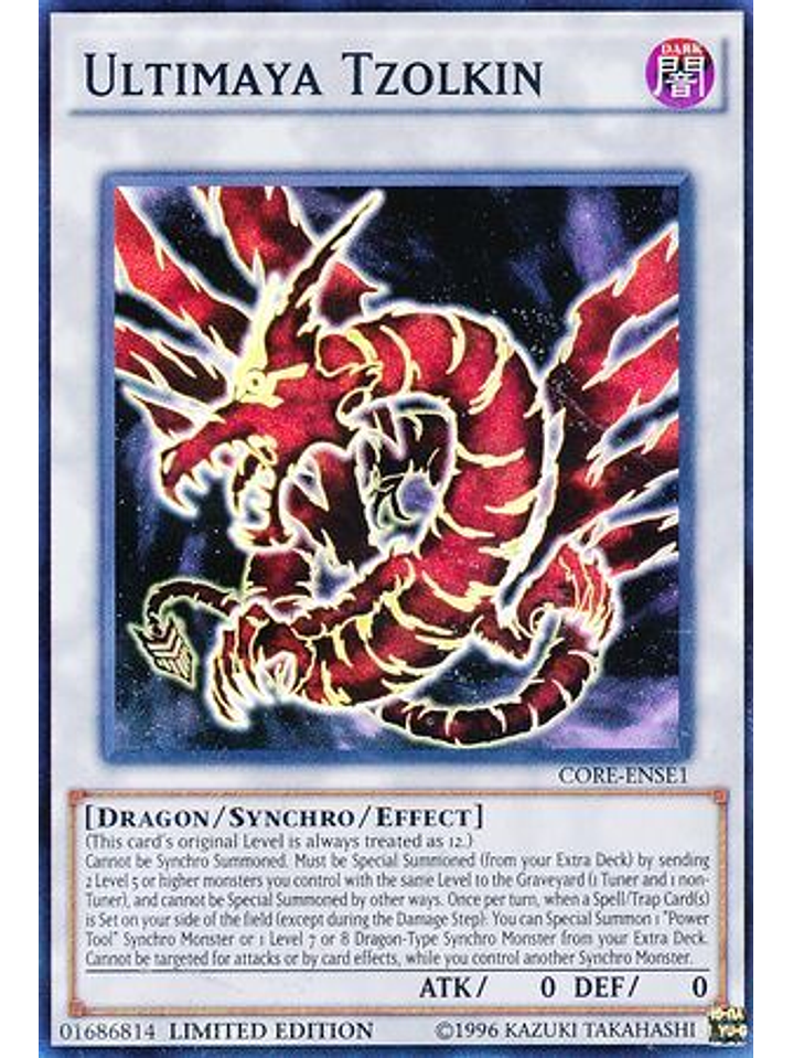Ultimaya Tzolkin - CORE-ENSE1 - Super Rare Limited 1