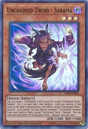 Unchained Twins - Sarama - IGAS-ENSE4 - Super Rare Limited Edition
