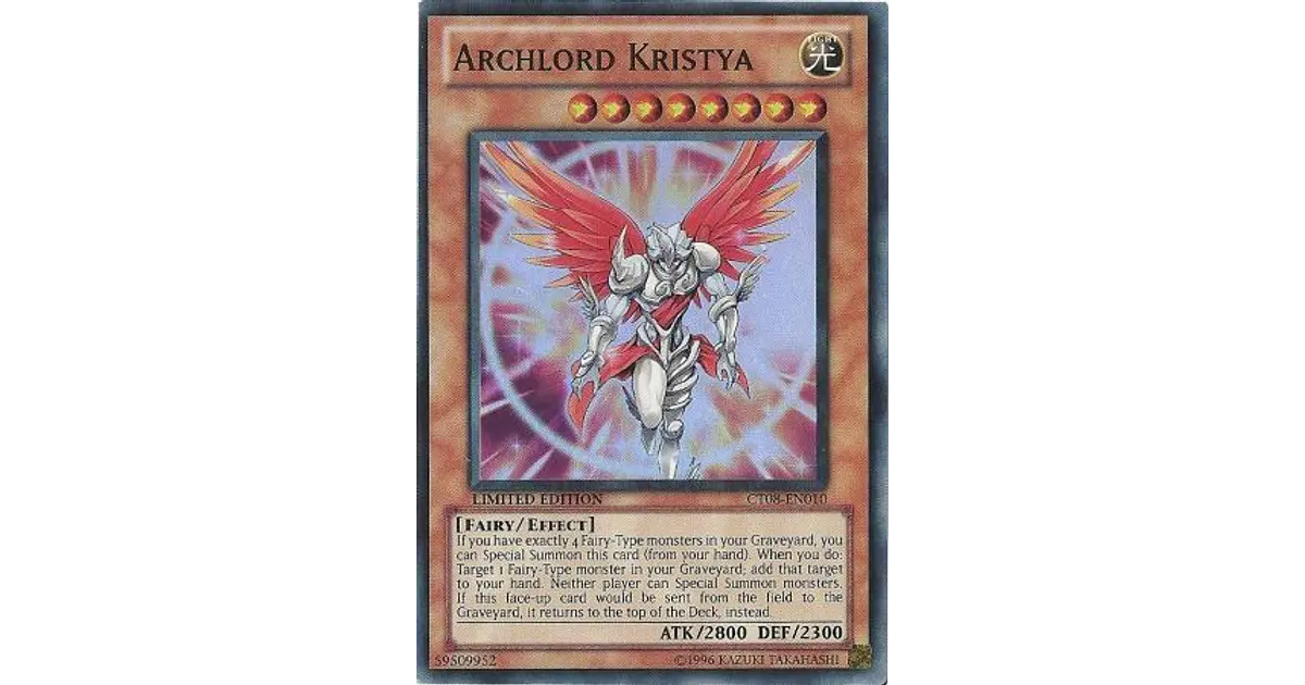 yugioh kristya deck VASM-EN048 - Archlord Kristya - Quarter Century Secret Rare