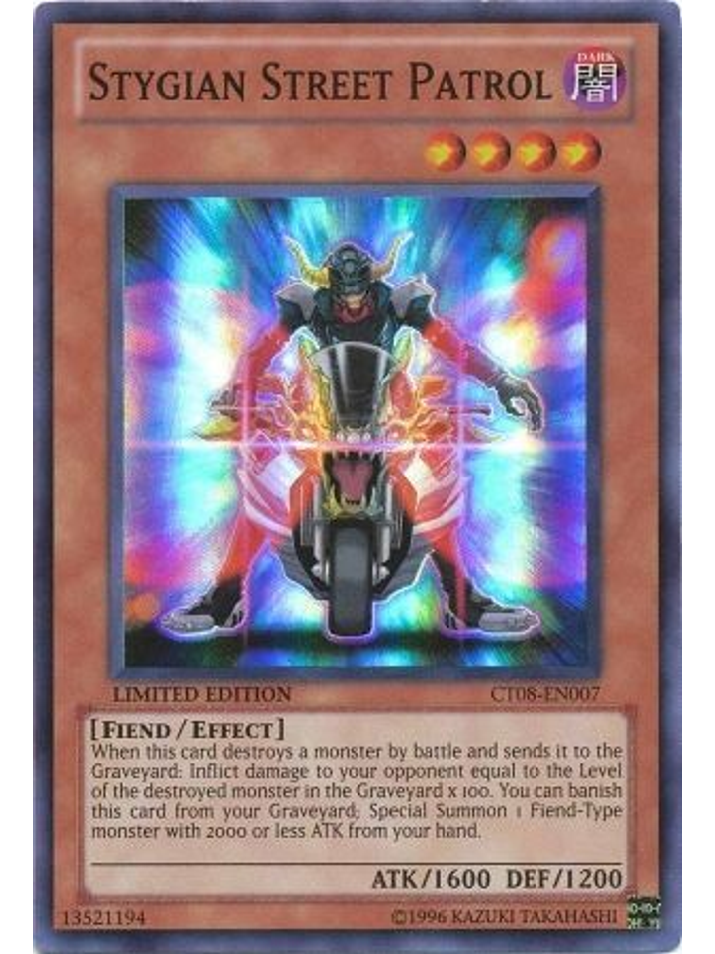 Stygian Street Patrol - CT08-EN007 - Super Rare 1