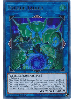 Excode Talker - EXFO-EN038 - Ultra Rare 1st Edition