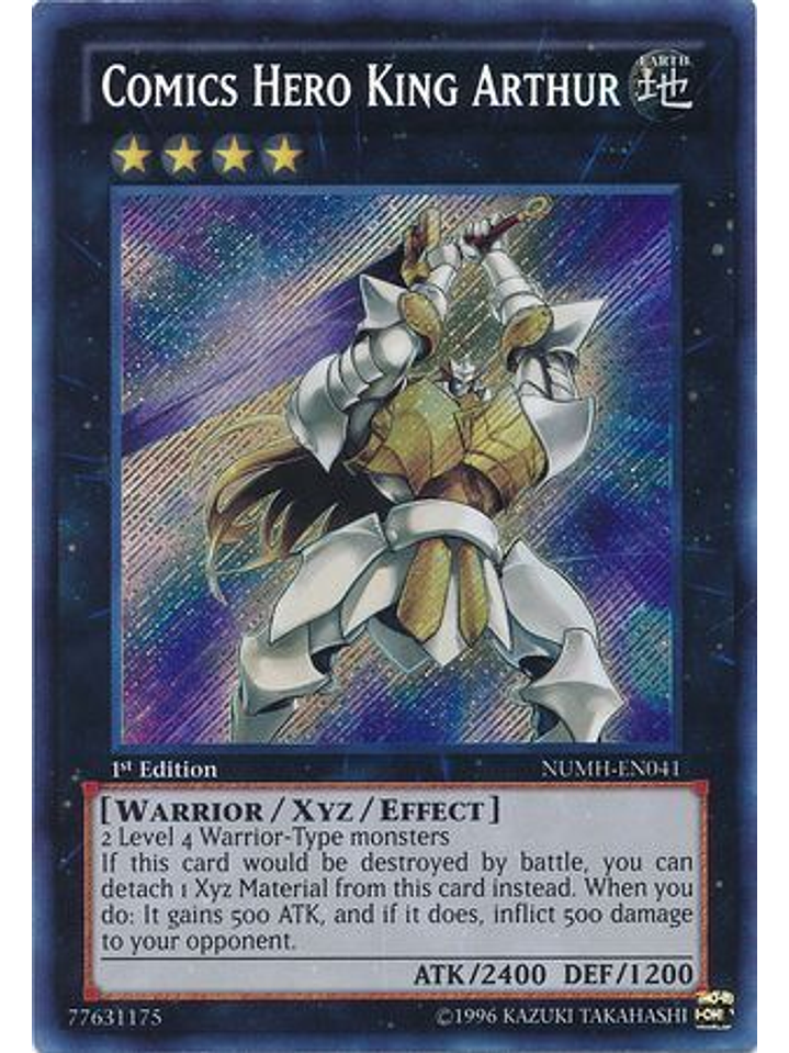 Comics Hero King Arthur - NUMH-EN041 - Secret Rare 1st Edition 1