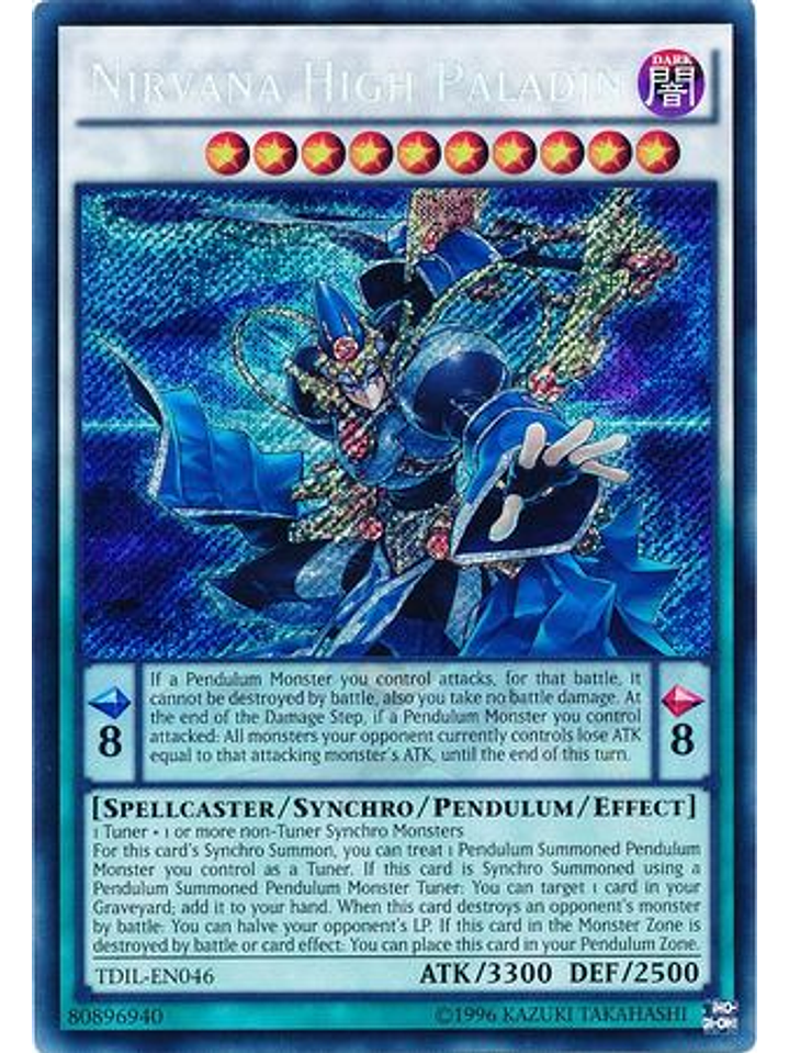 Nirvana High Paladin - TDIL-EN046 - Secret Rare Unlimited 1